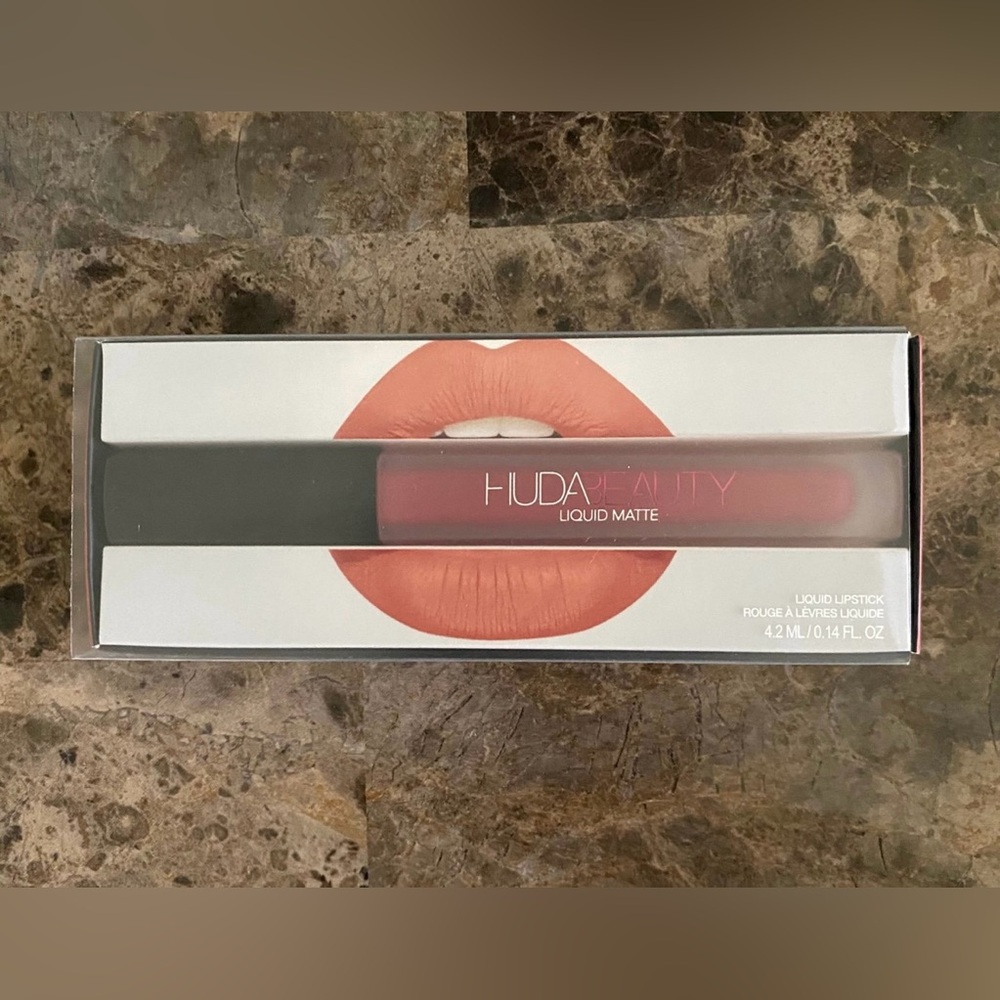 Huda Beauty Liquid Matte Lipstick Color BOMBSHELL 4.2ml/0.14 fl oz Lipcare NIB